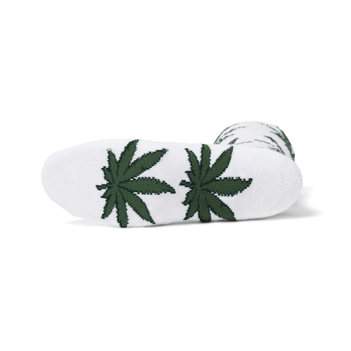 HUF Plantlife Shadow Socks - White/Green - Image 2