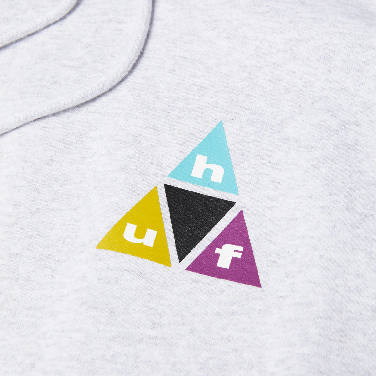 HUF Prism TT Hoodie - Heather Grey - Image 3