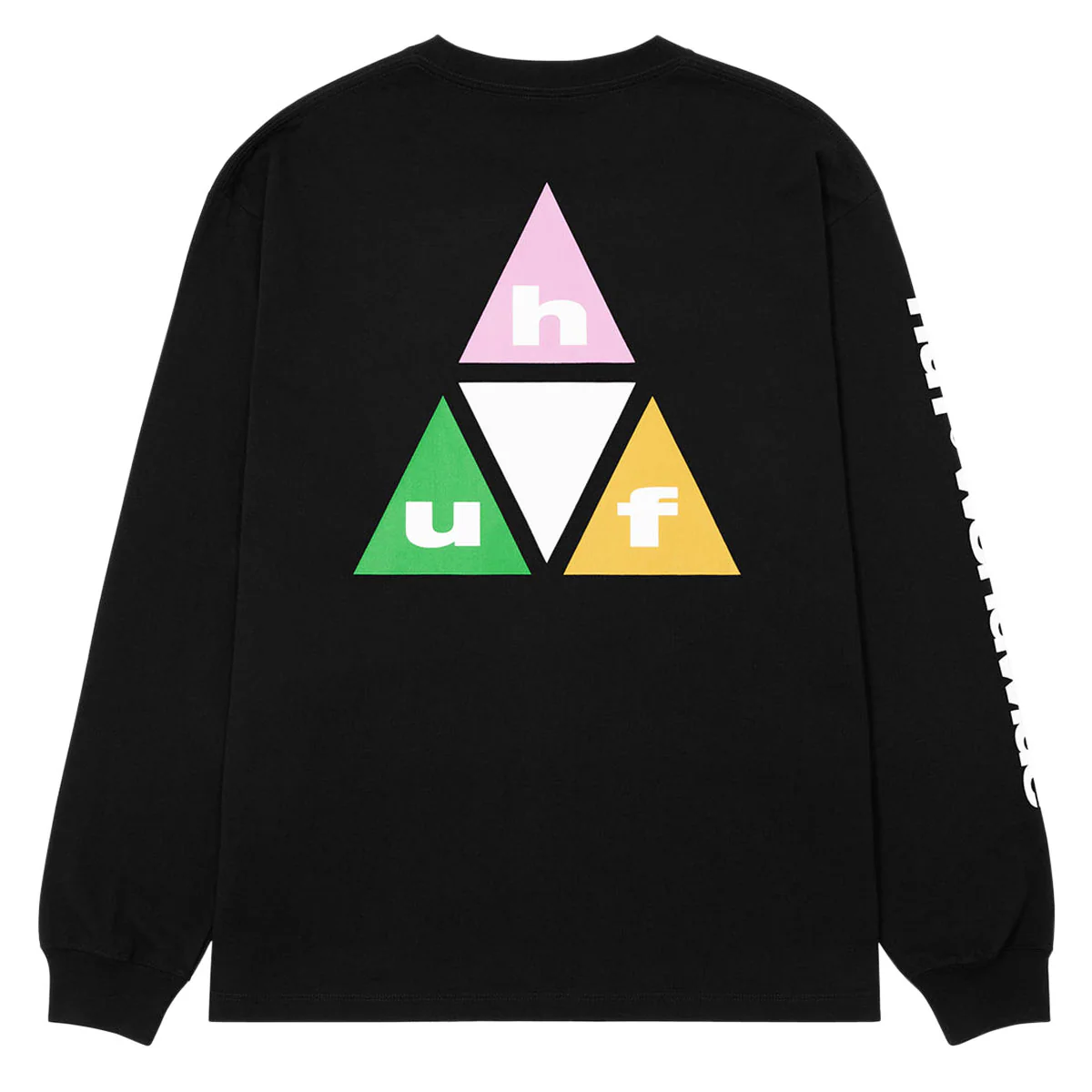HUF Prism TT Long Sleeve T-Shirt - Black II - Image 2