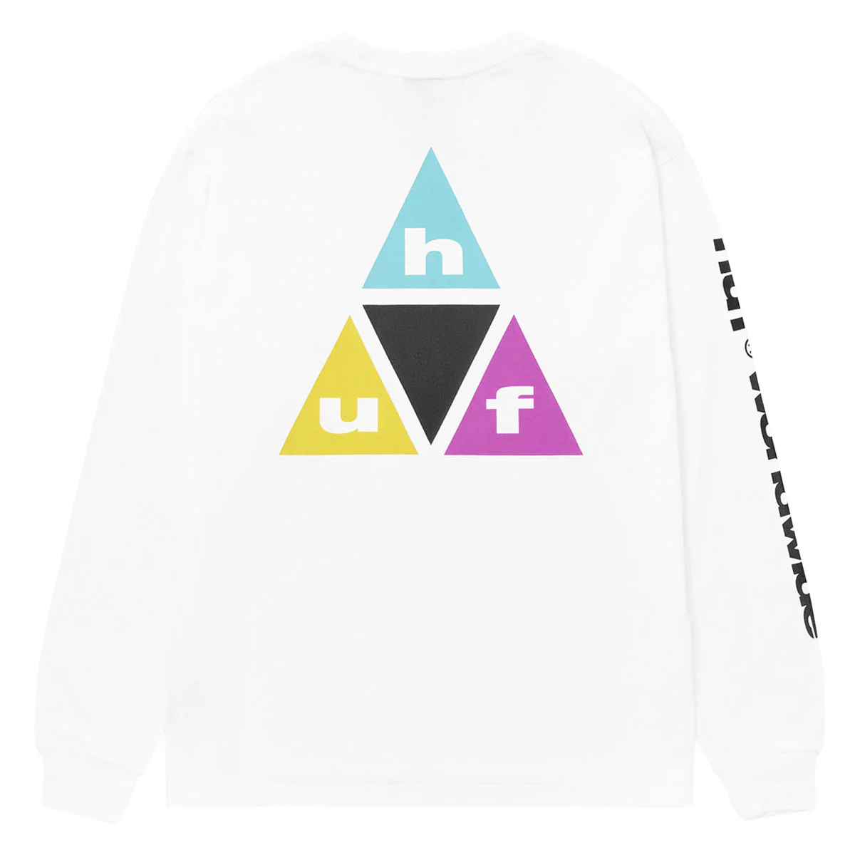 HUF Prism TT Long Sleeve T-Shirt - White II - Image 2