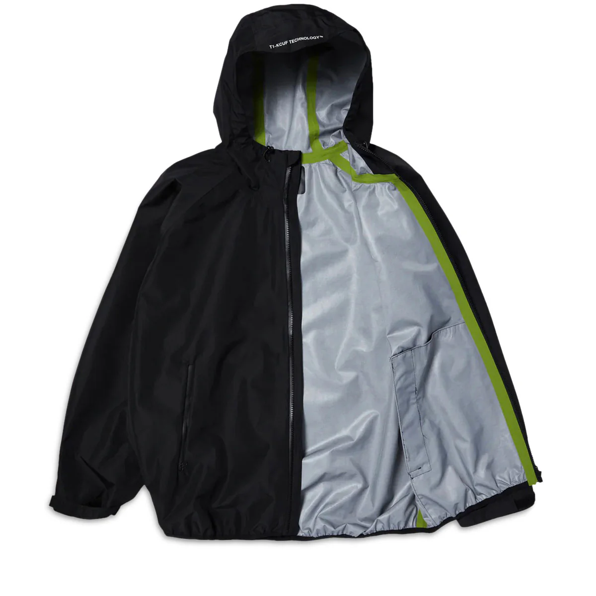 HUF Rainier Shell Jacket - Black - Image 2