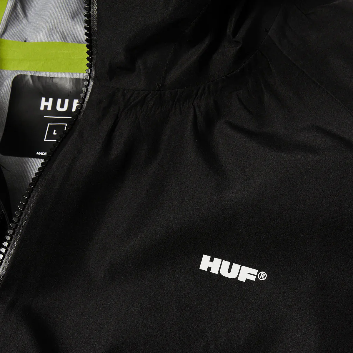 HUF Rainier Shell Jacket - Black - Image 4
