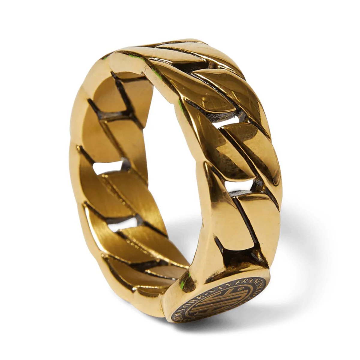HUF Regional Cuban Link Ring - Gold - Image 3