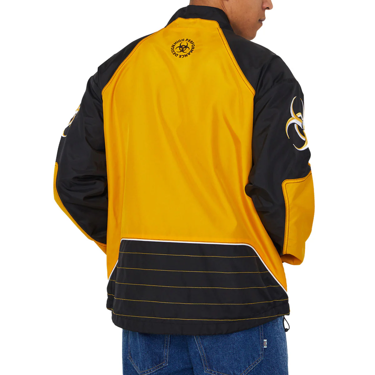 HUF Sector Jacket - Black/Yellow - Image 2