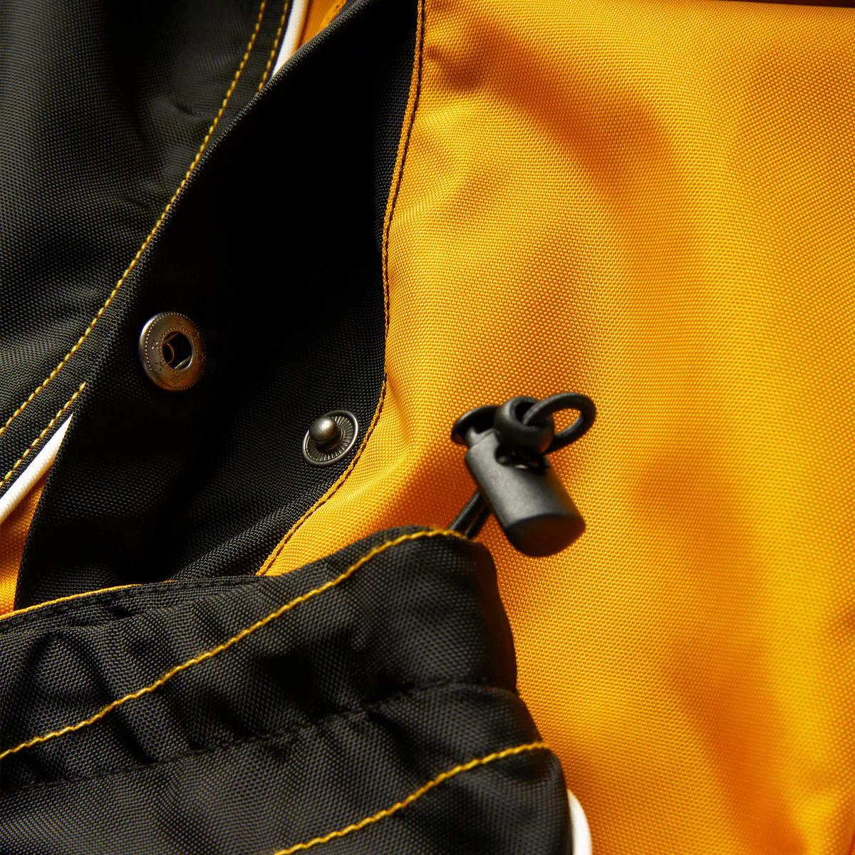 HUF Sector Jacket - Black/Yellow - Image 5