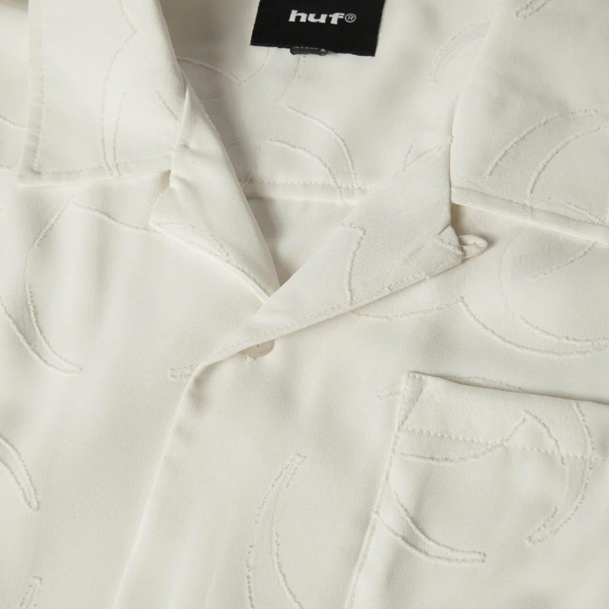 HUF Sector Jacquard Shirt - Bleach - Image 4