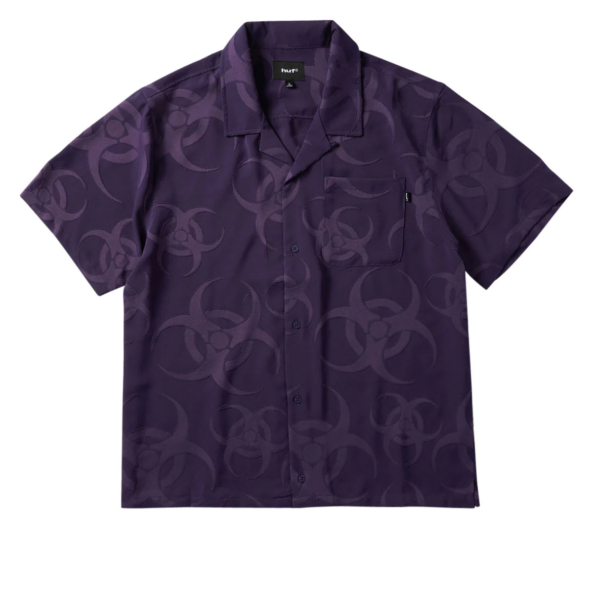 HUF Sector Jacquard Shirt - Dark Berry - Image 2