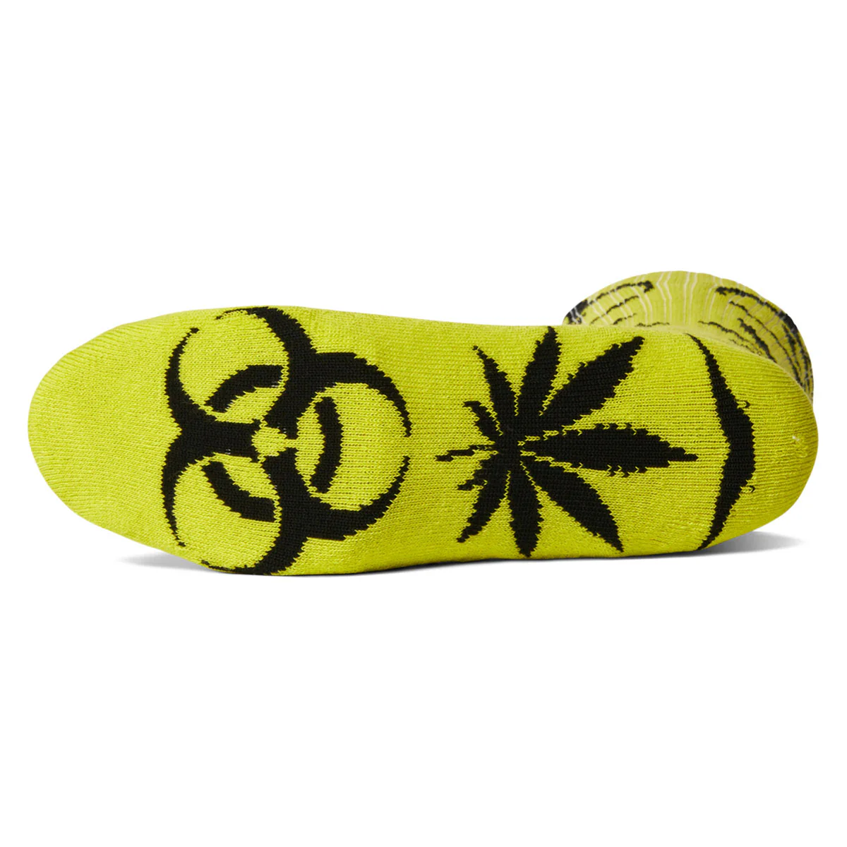 HUF Sector Plantlifes Socks - Safety Green - Image 2
