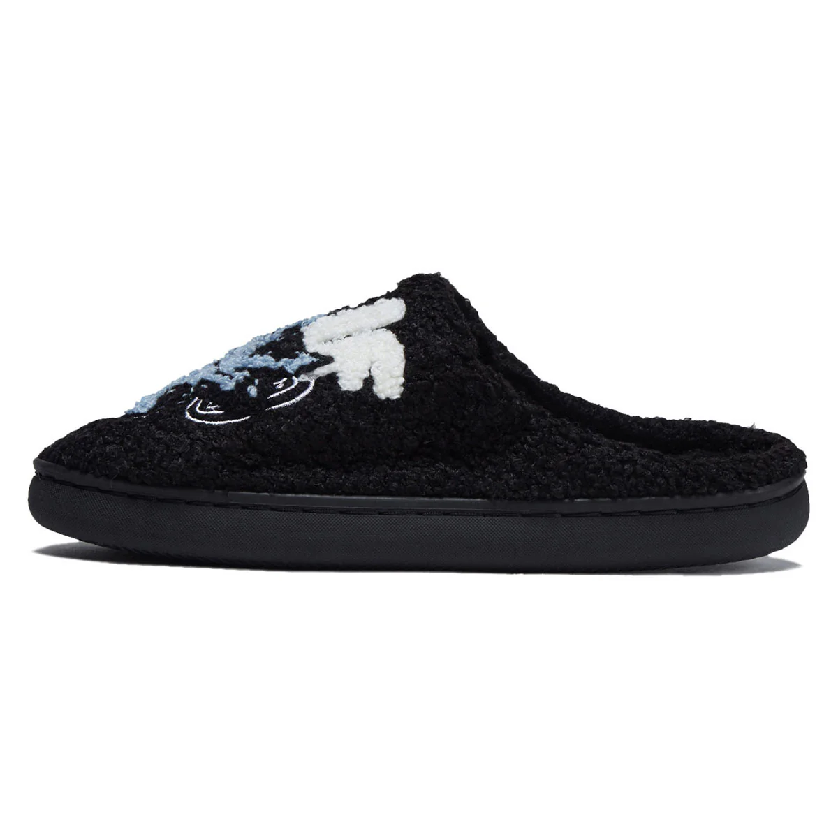 HUF Snow Angel Fuzzy Slipper Shoes - Black - Image 2
