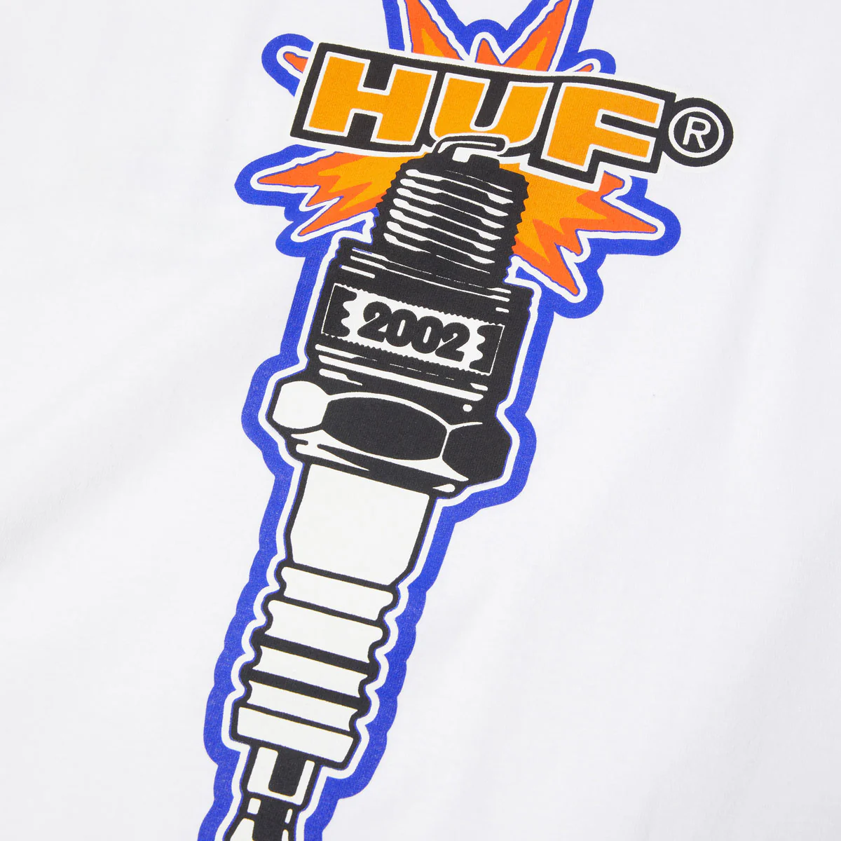 HUF Spark It Up T-Shirt - White - Image 3