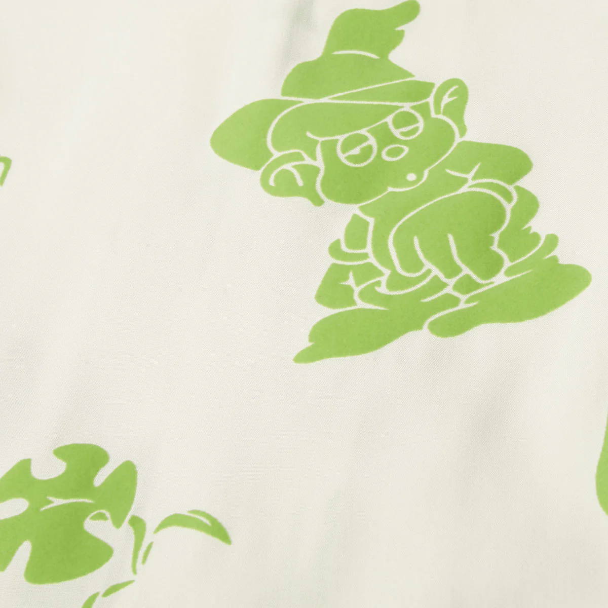 HUF Trip Flocked Resort Shirt - White - Image 5