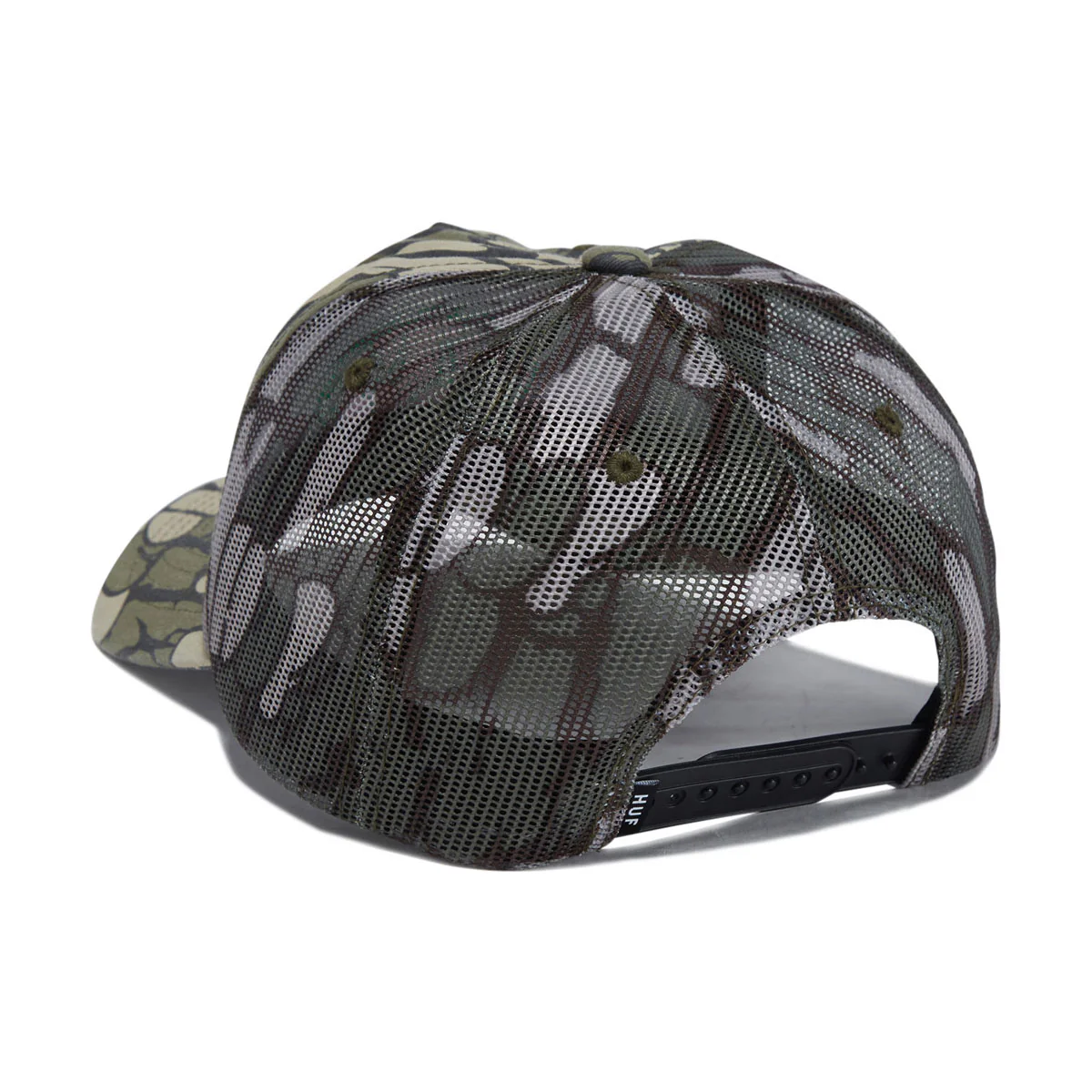HUF Warped Camo Trucker Hat - Muted Camo - Image 2