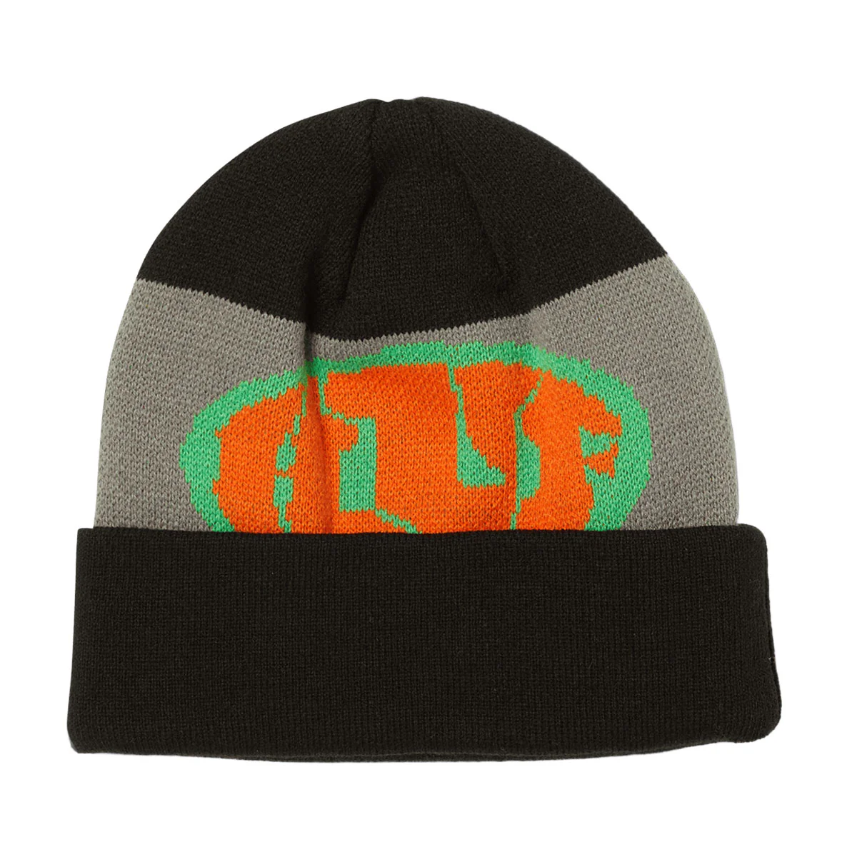 HUF Warped Cuff Beanie - Black - Image 2