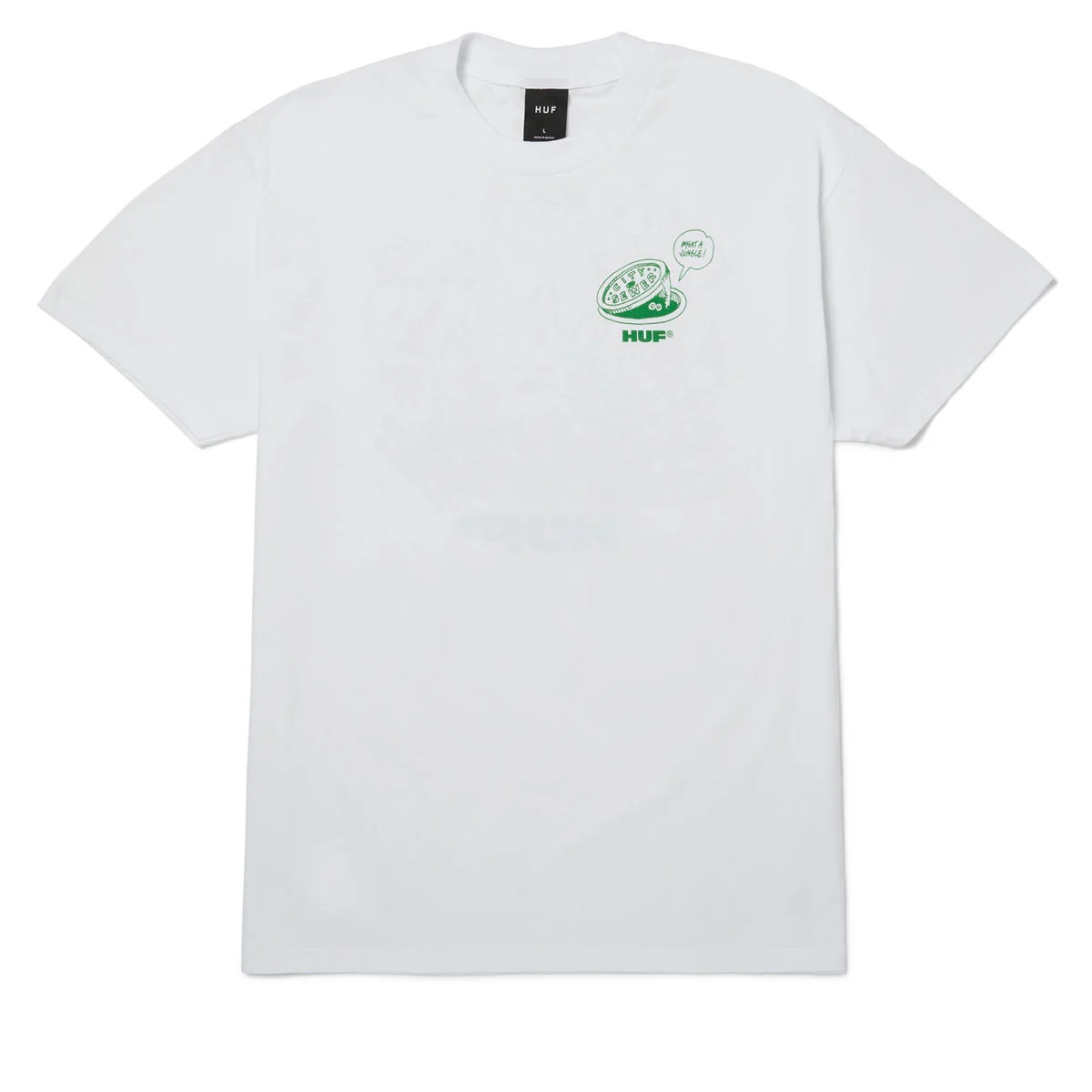 HUF What A Jungle T-Shirt - White - Image 2