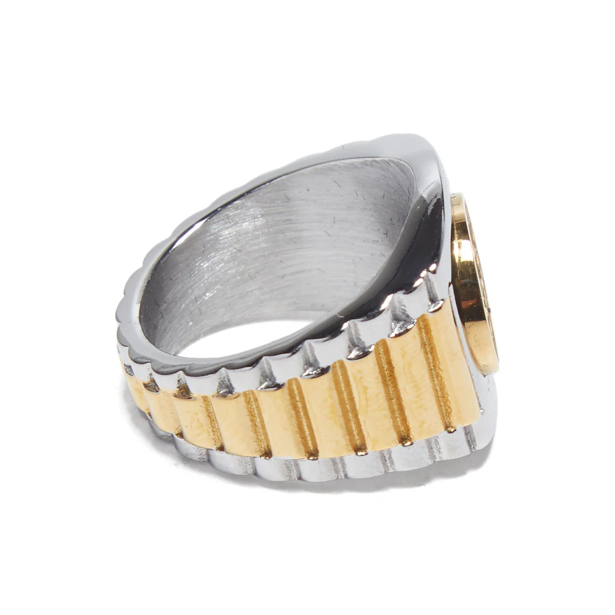 HUF Worldwide Clothiers Ring - Gold - Image 3