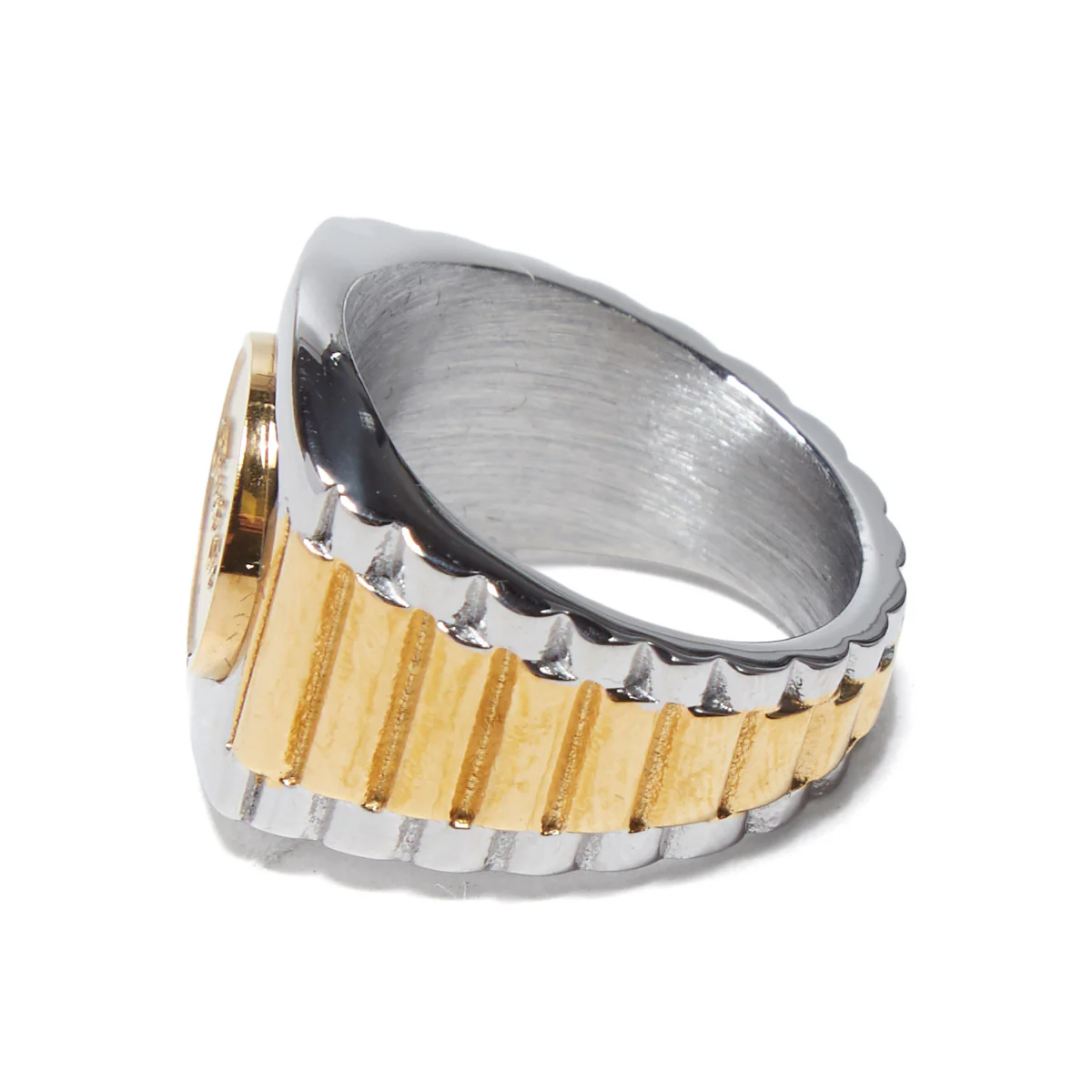 HUF Worldwide Clothiers Ring - Gold - Image 4