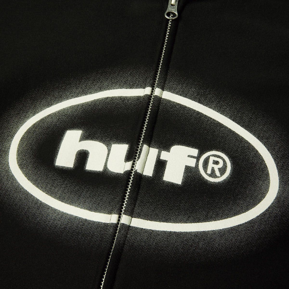 HUF x Mickey Mouse Spray Full Zip Hoodie - Black - Image 4