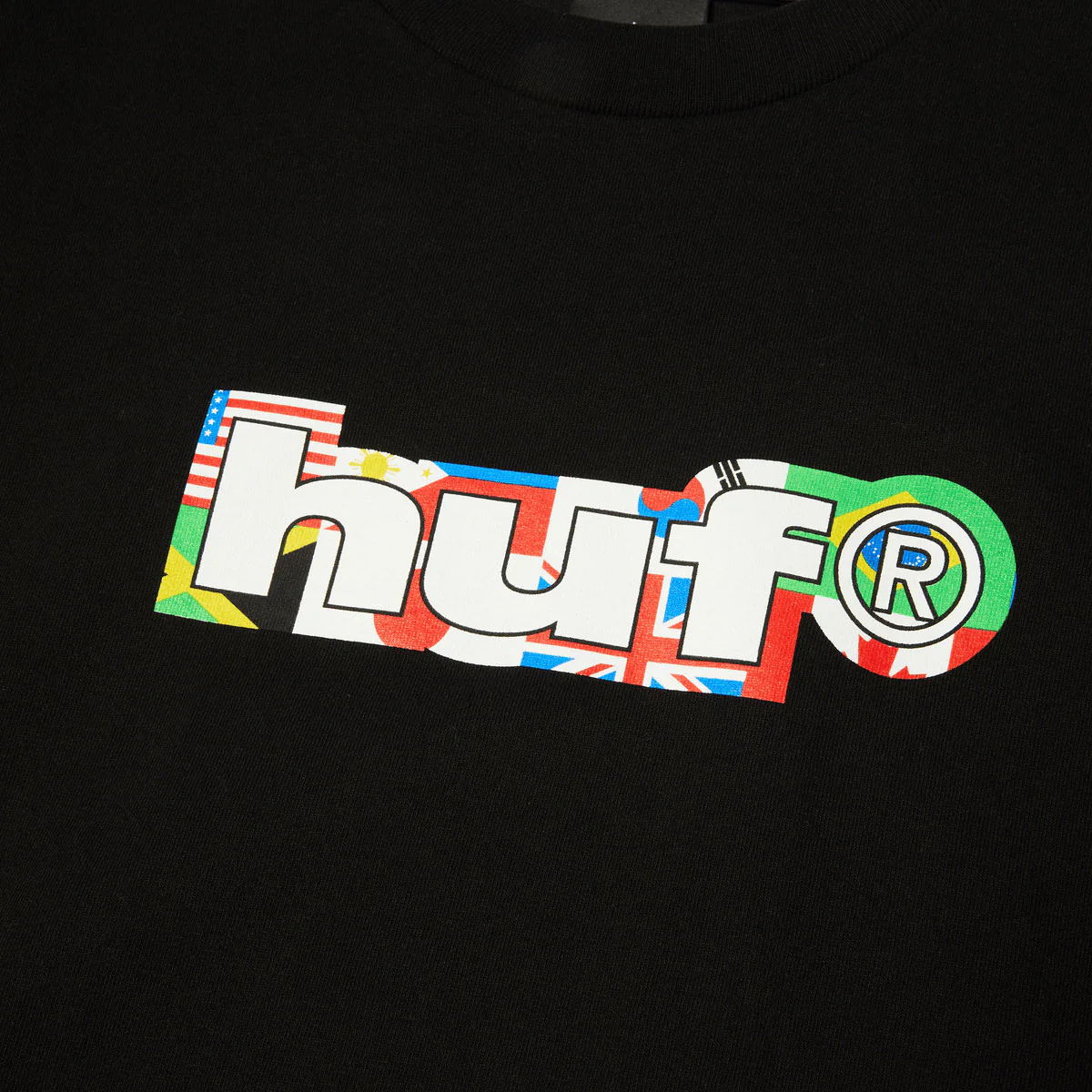HUF x Mickey Mouse World Tour Silhouette T-Shirt - Black - Image 3