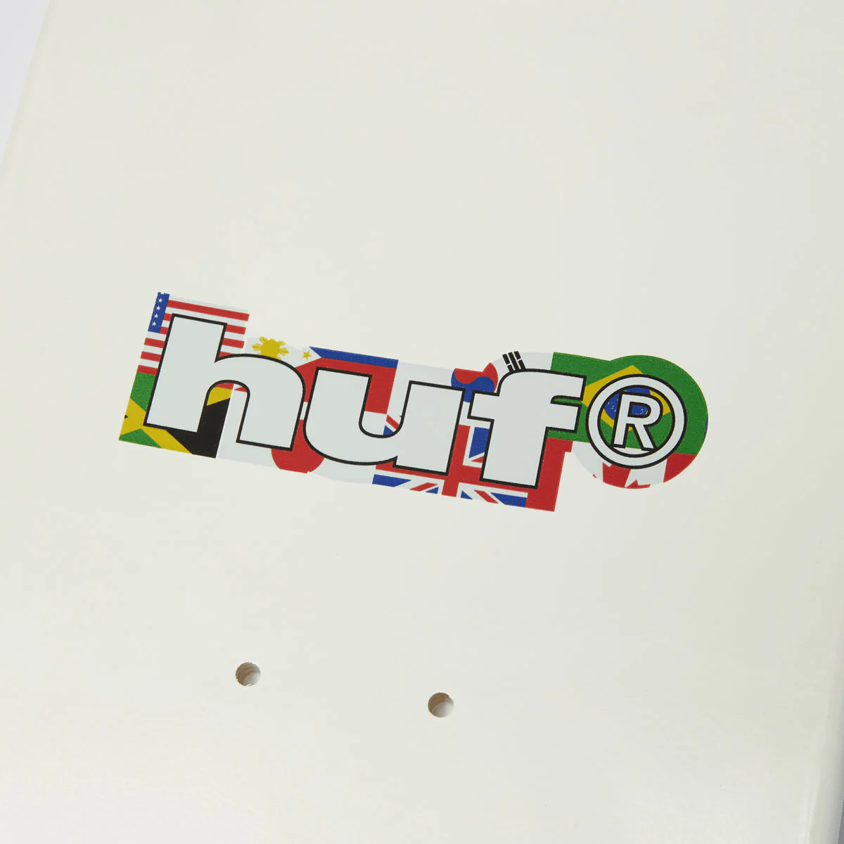 HUF x Mickey Mouse Worldwide Tour Skateboard Complete - White - 8.25" - Image 4