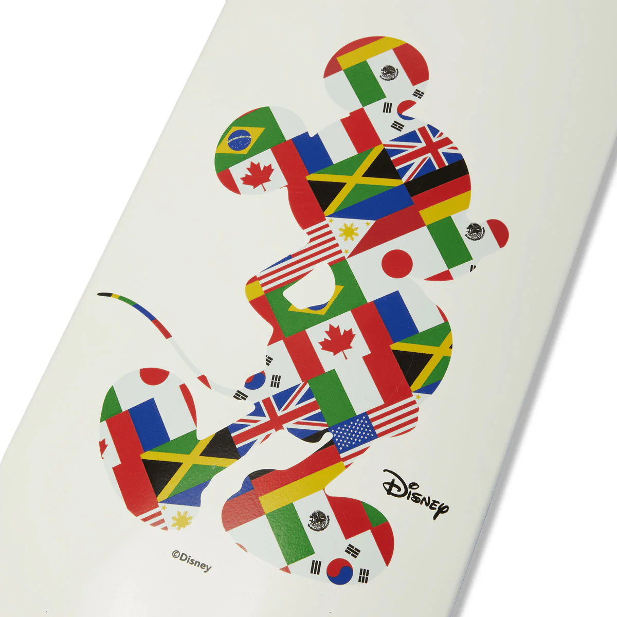 HUF x Mickey Mouse Worldwide Tour Skateboard Deck - White - 8.25" - Image 3
