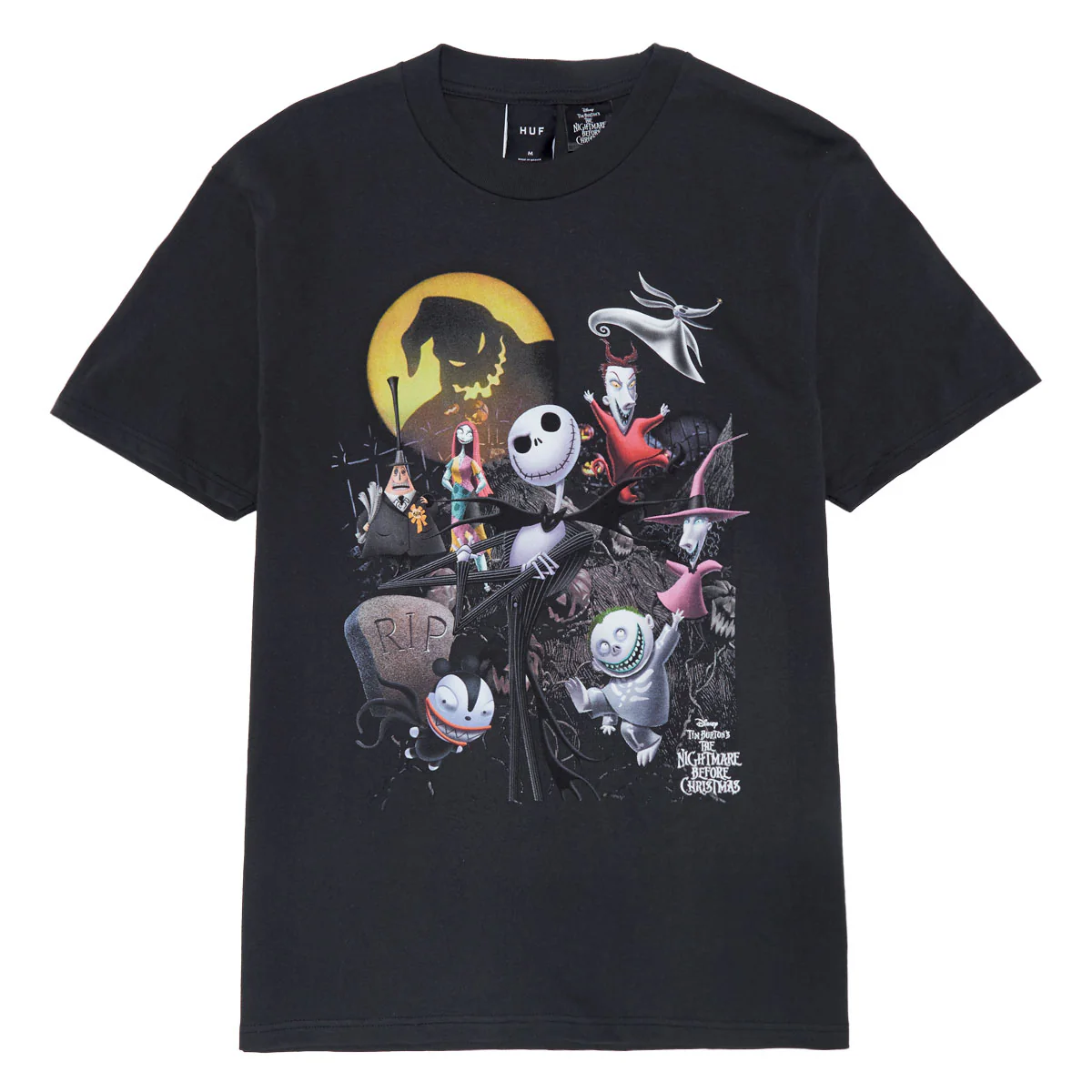 HUF x Nightmare Before Christmas Vintage T-Shirt - Vintage Black