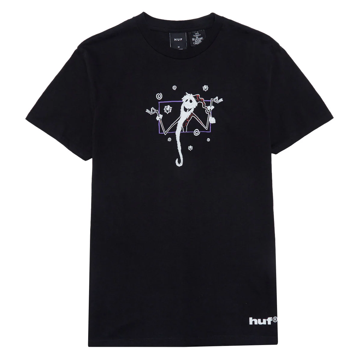 HUF x Nightmare Before Christmas Xmas T-Shirt - Black - Image 2