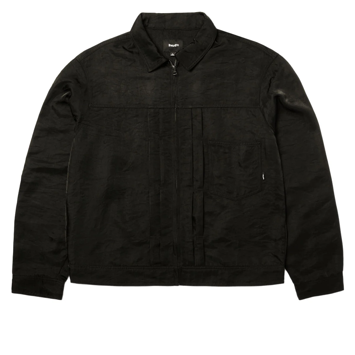 HUF x Thrasher Trucker Jacket - Black - Image 3