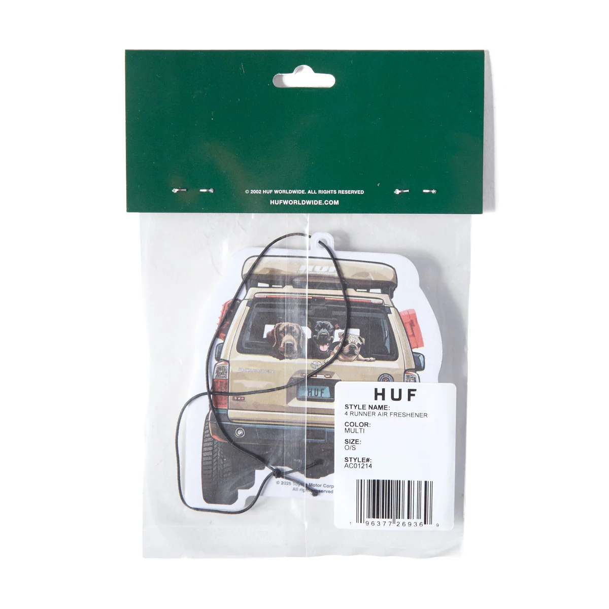 HUF x Toyota Trailhunter 4 Runner Air Freshener - Multi - Image 2