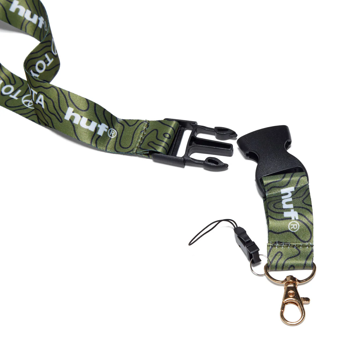 HUF x Toyota Trailhunter Lanyard - Green - Image 2