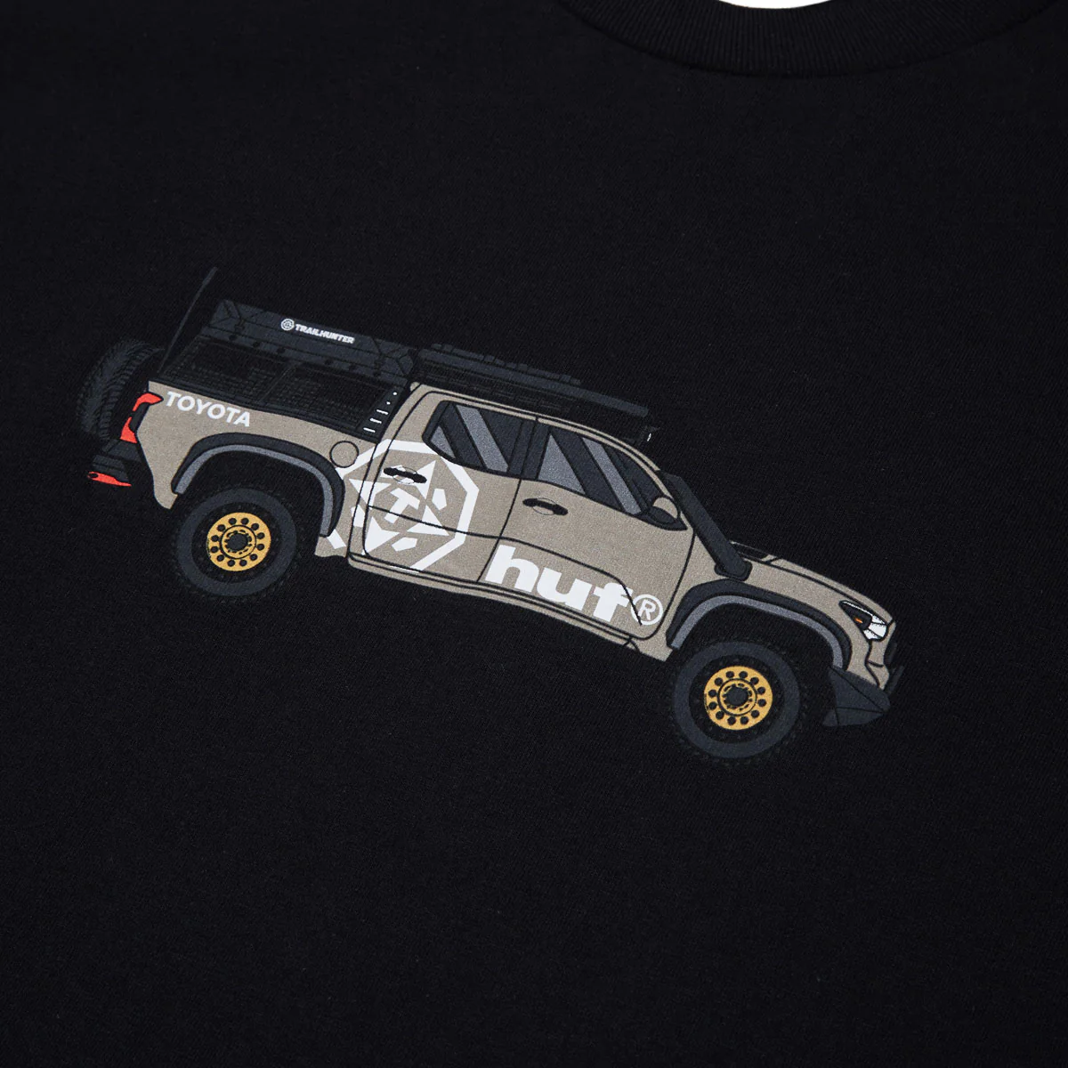 HUF x Toyota Trailhunter Tacoma T-Shirt - Black - Image 3