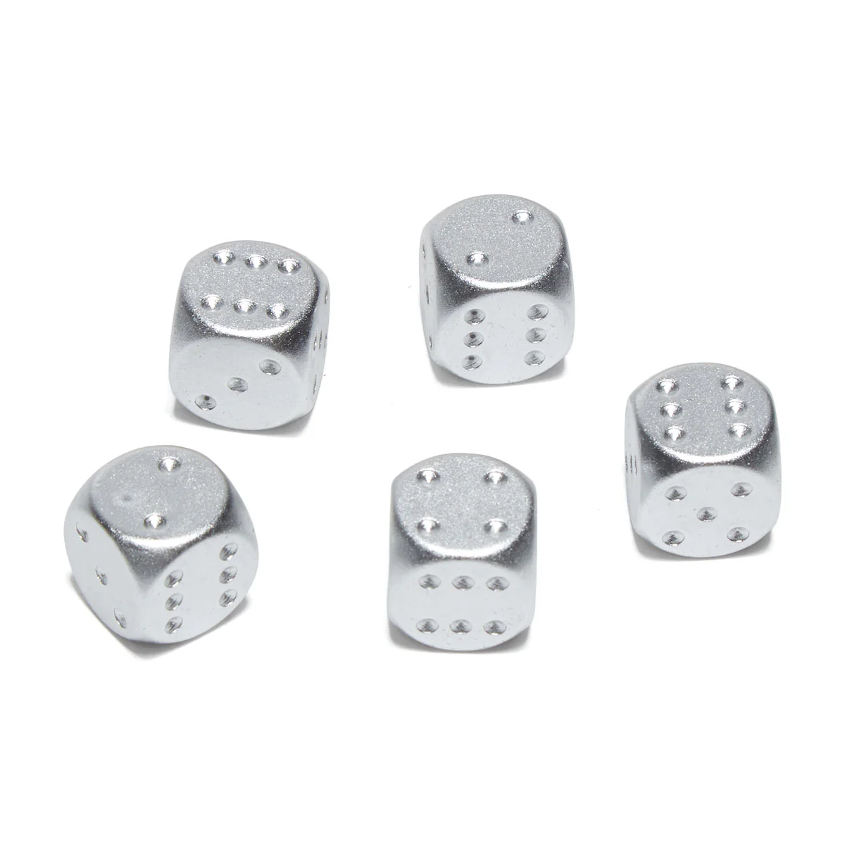 Independent Bar Logo Dice Set - Silver - Image 2