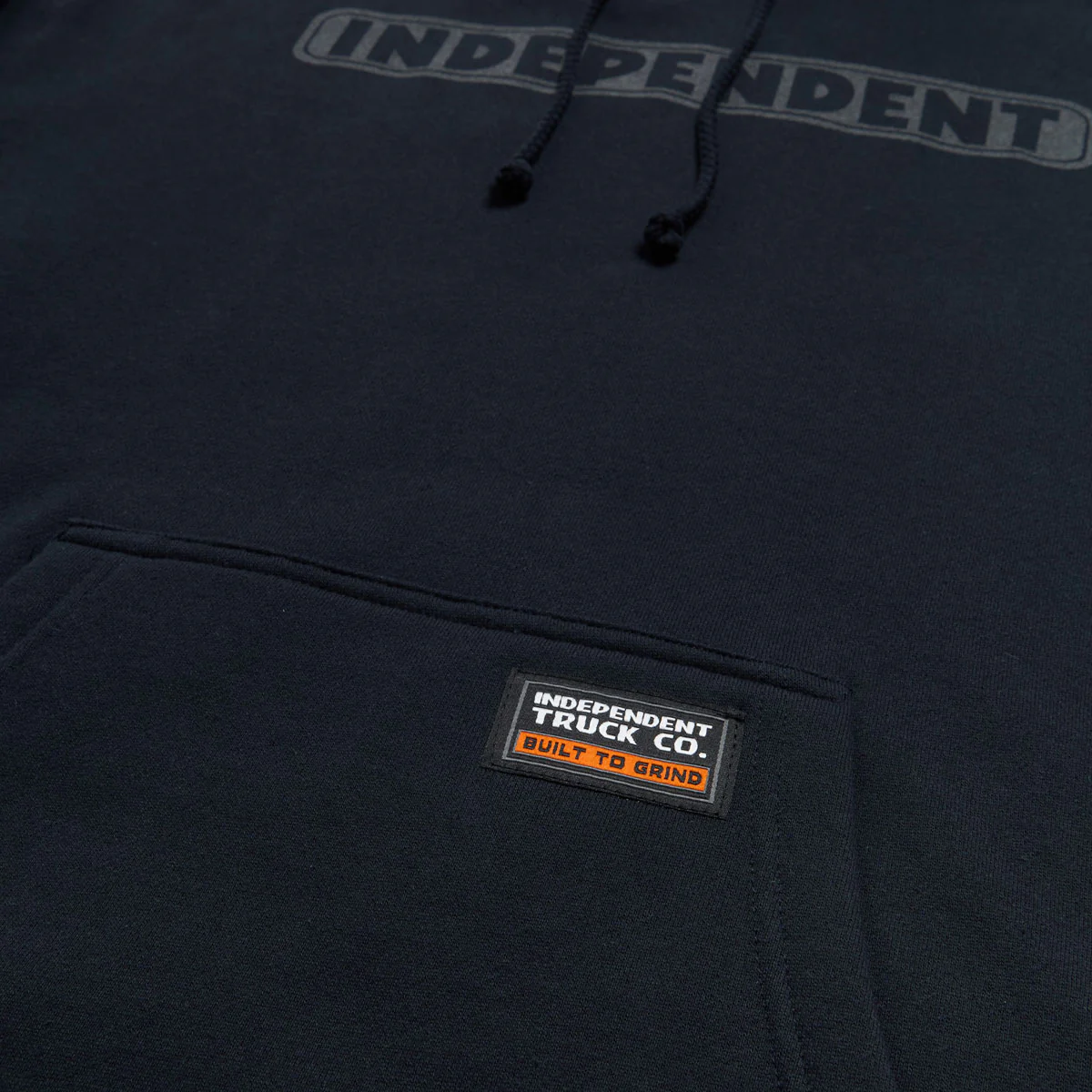 Independent Bar Logo Reflective Hoodie - Navy - Image 3