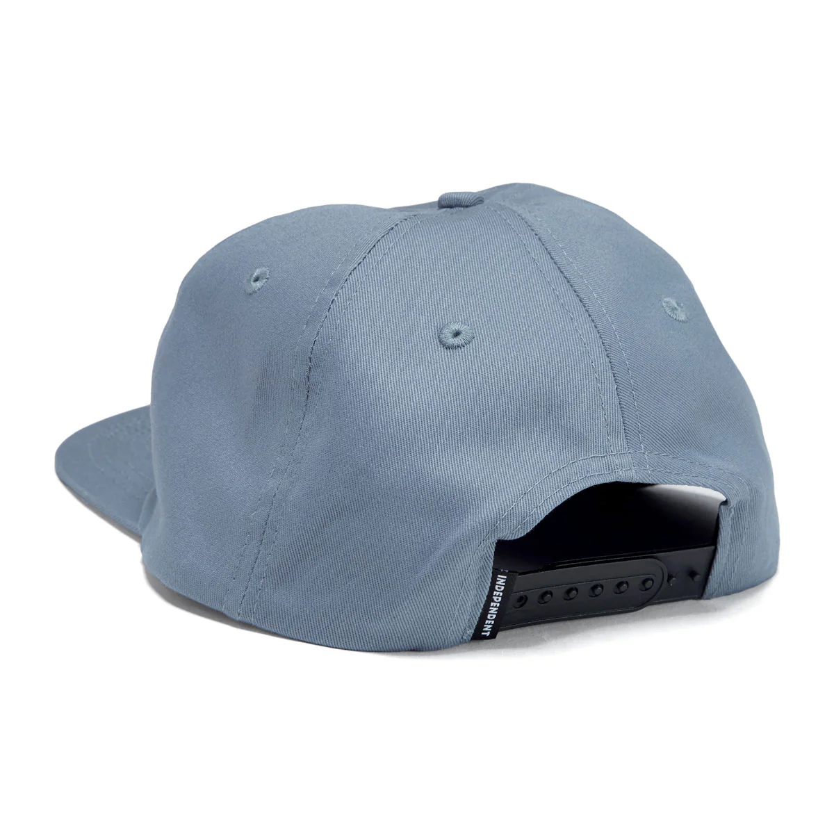 Independent Bar Logo Snapback Hat - Slate Blue - Image 2