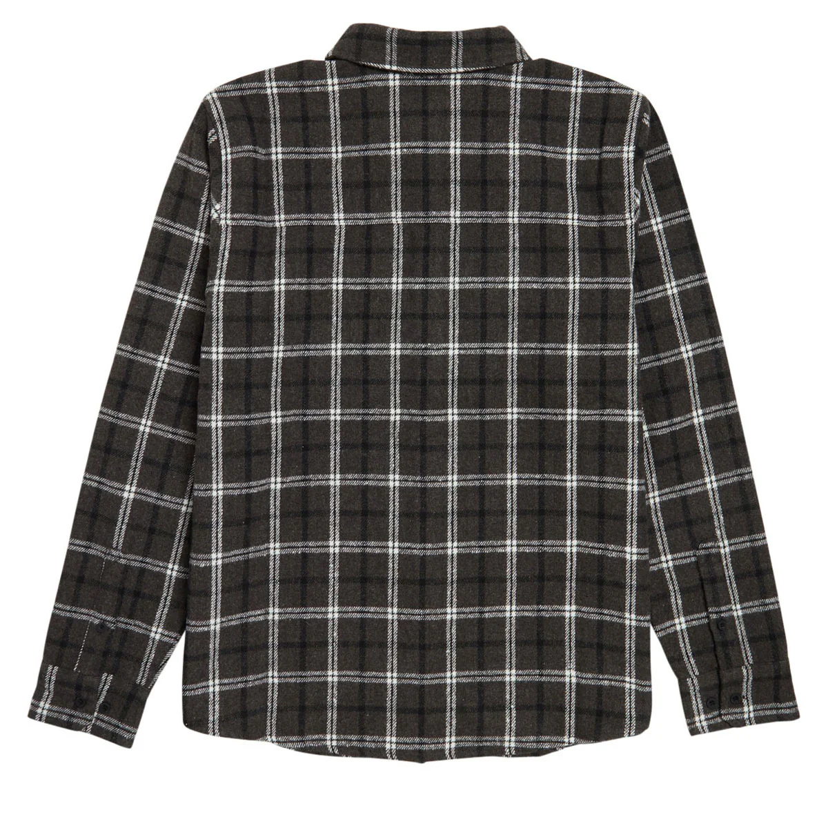 Independent Belmont Long Sleeve Flannel Shirt - Black/White - Image 2