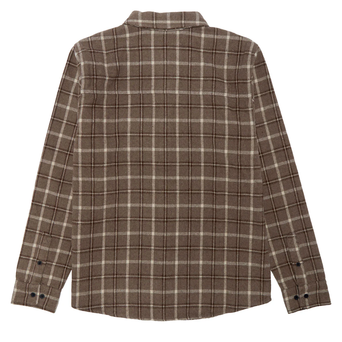 Independent Belmont Long Sleeve Flannel Shirt - Brown/Tan - Image 2
