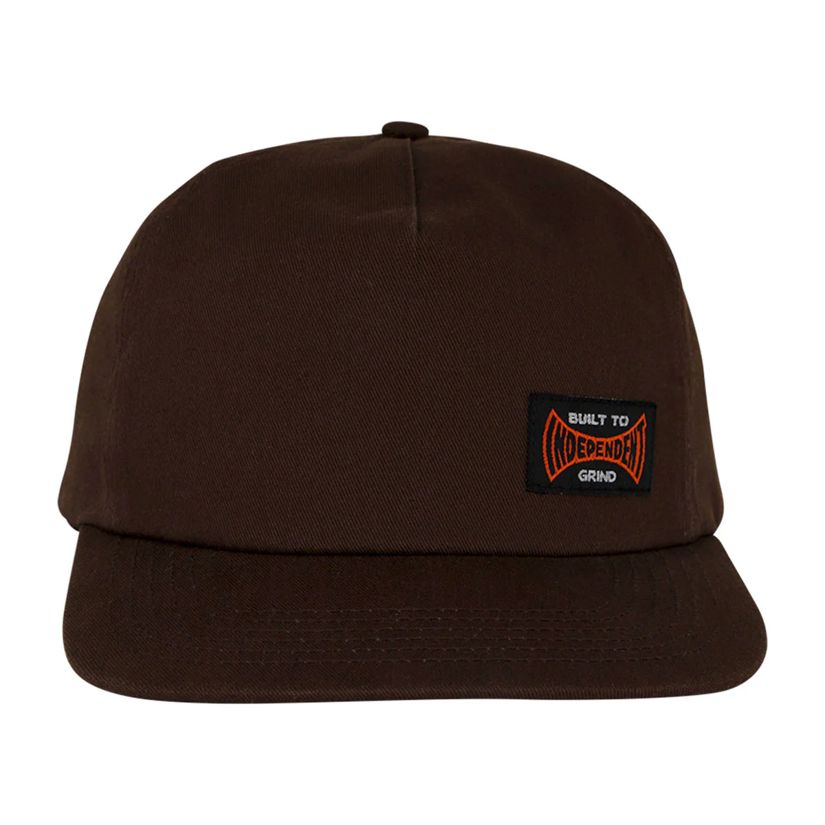 Independent Built To Grind Snapback Hat - Chocolate - Image 3