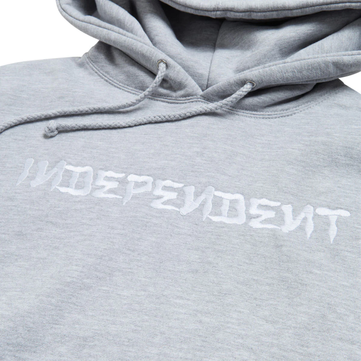 Independent Dressen Bar Embroidered Hoodie - Grey Heather - Image 2