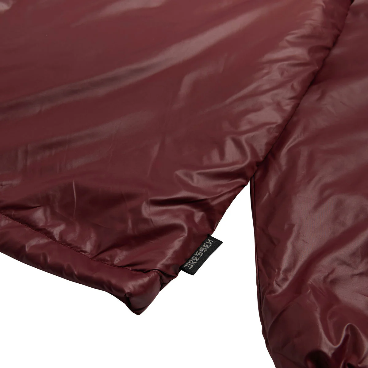 Independent Dressen Skull Rose Hooded Windbreaker Jacket - Burgundy - Image 5
