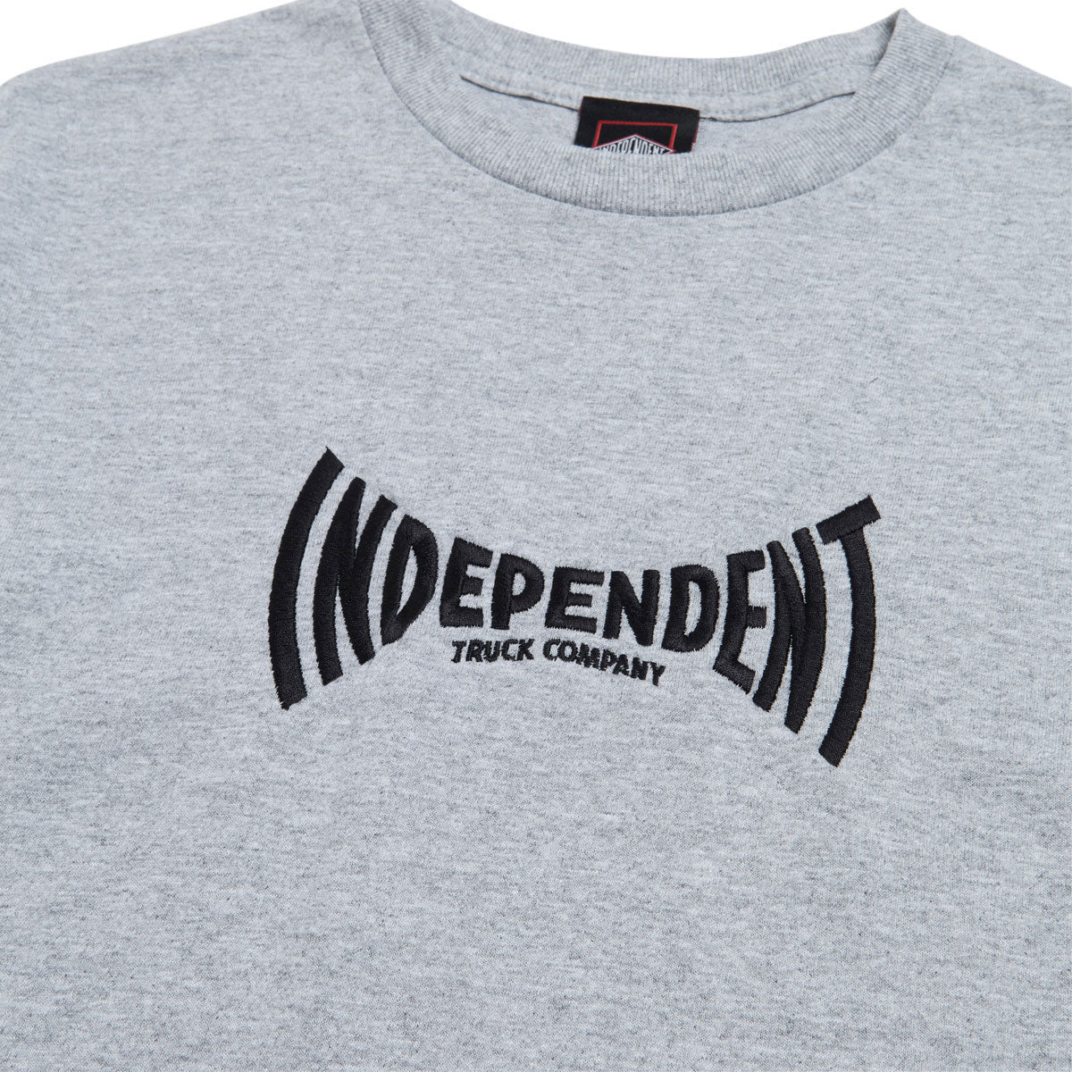 Independent Embroidered Span T-Shirt - Sport Grey - Image 2