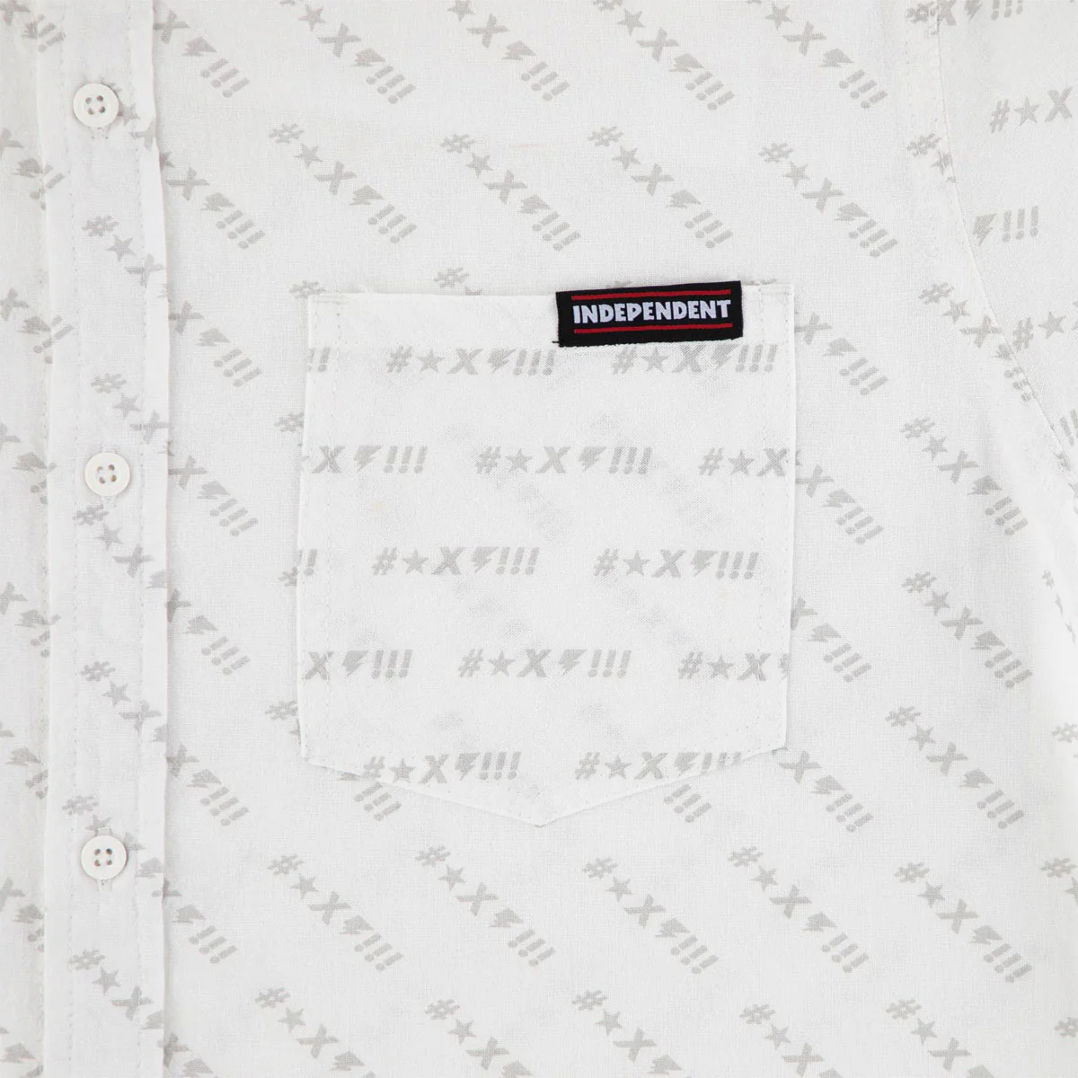 Independent Exclamation Party Shirt - White - Image 3