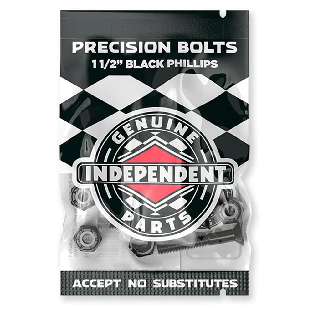 Independent Genuine Parts Phillips Hardware - Black - 1.50"