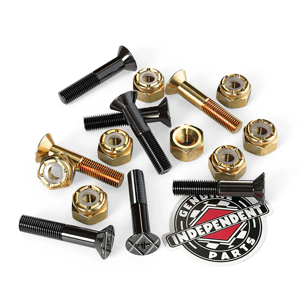 Independent Genuine Parts Phillips Hardware - Black/Gold - 1" - Image 3