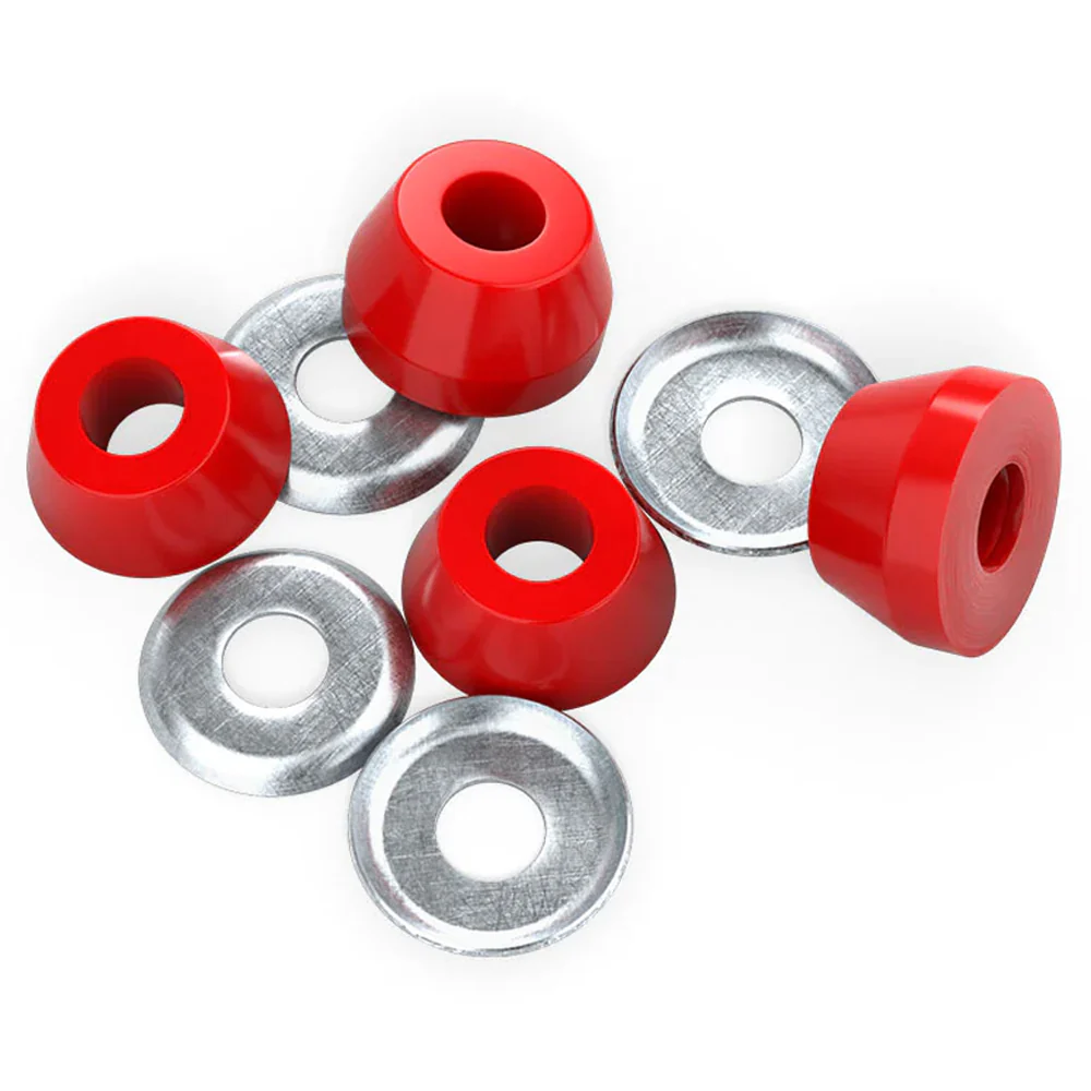 Independent Genuine Parts Standard Conical Soft 88a Bushings - Red - Image 2