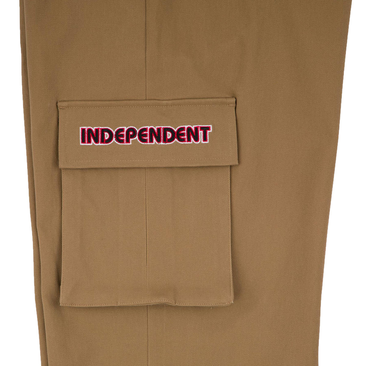 Independent Groundwork Cargo Pants - Dark Khaki - Image 3