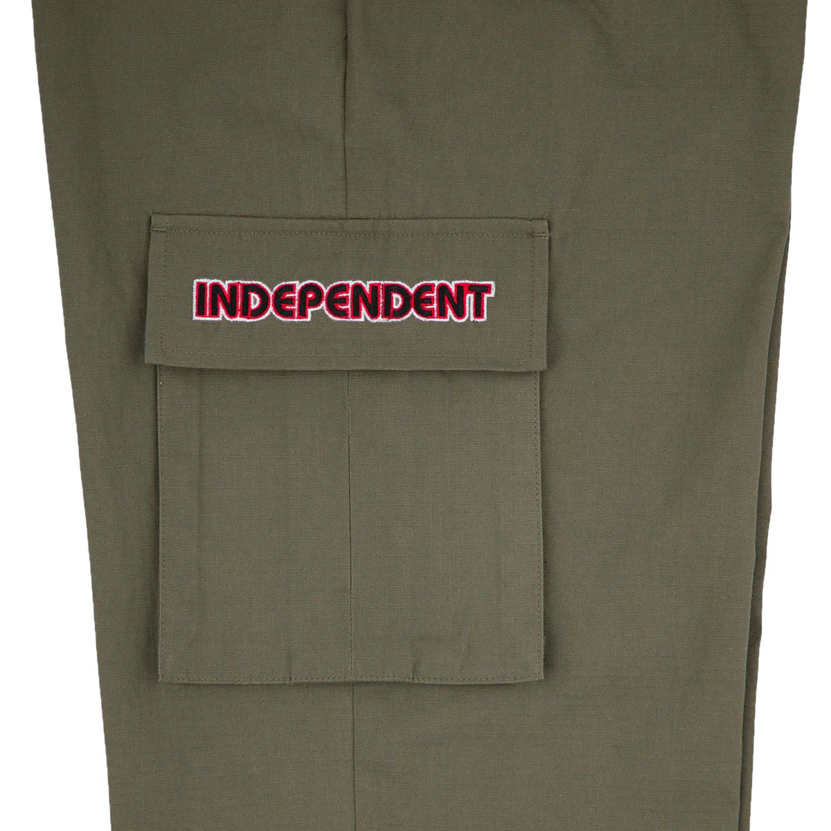 Independent Groundwork Cargo Pants - Olive - Image 3