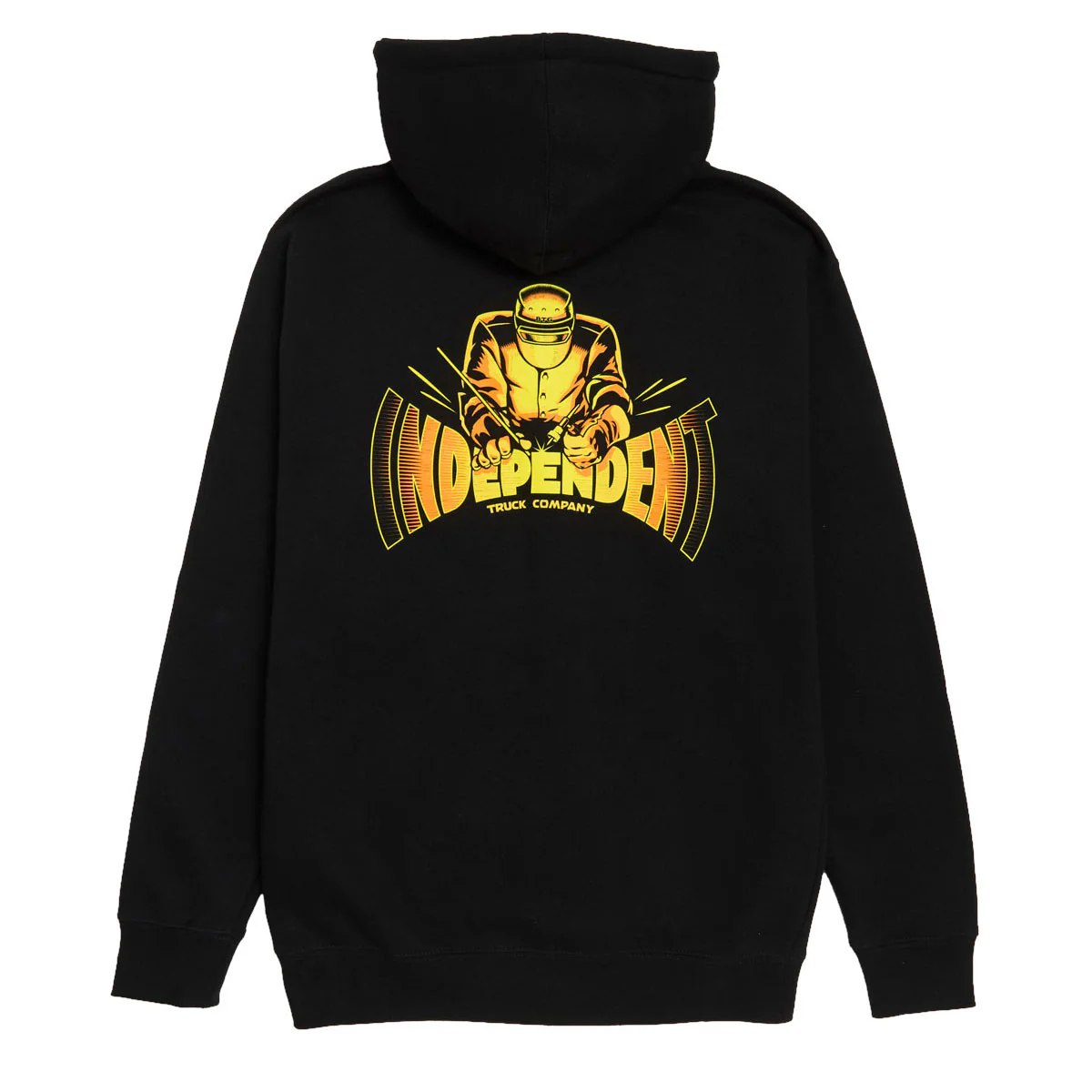 Independent Manufactured Span Zip Up Hoodie - Black - Image 2