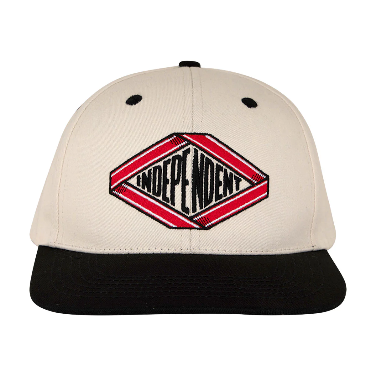 Independent Scroll 2 Snapback Hat - Natural/Black - Image 2