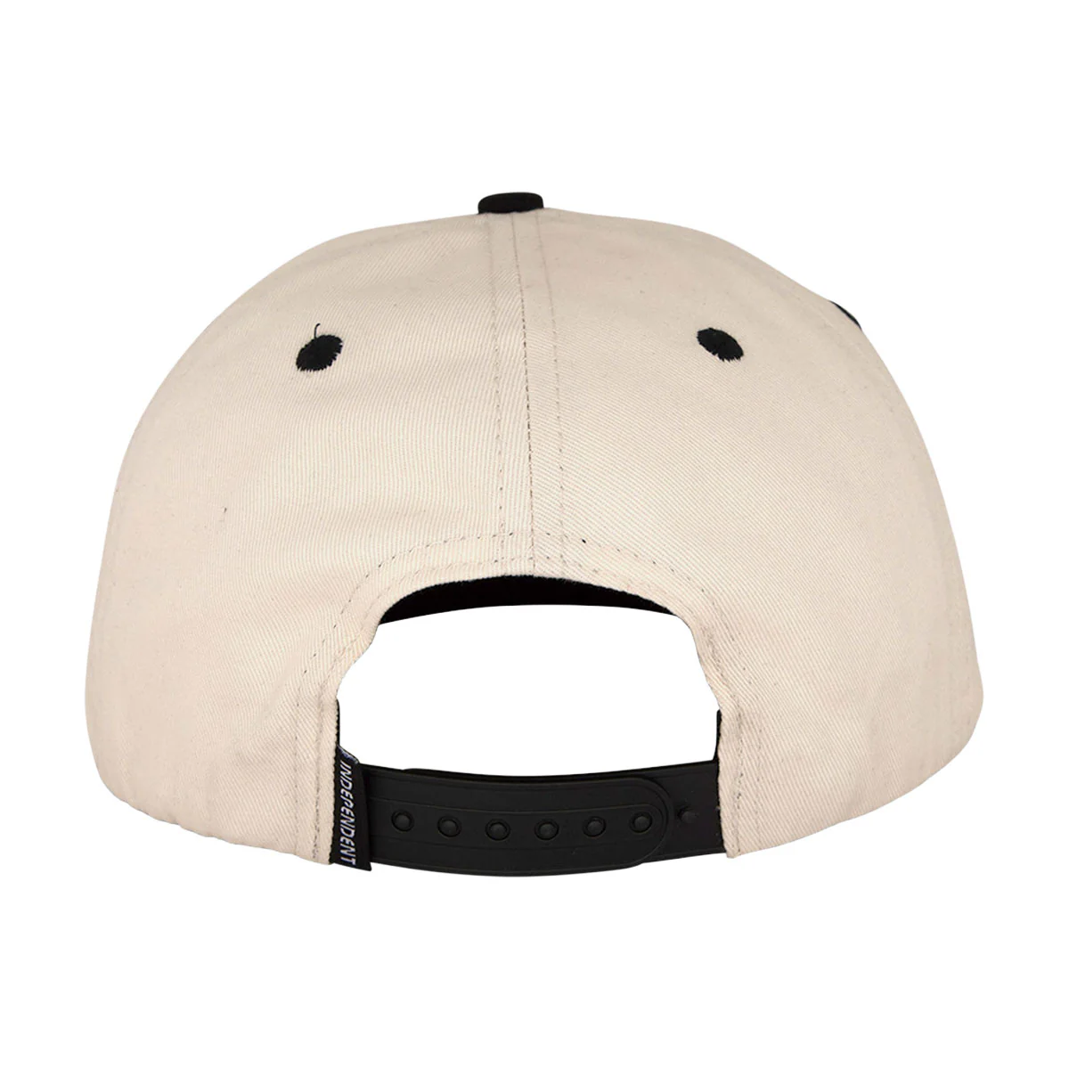 Independent Scroll 2 Snapback Hat - Natural/Black - Image 3
