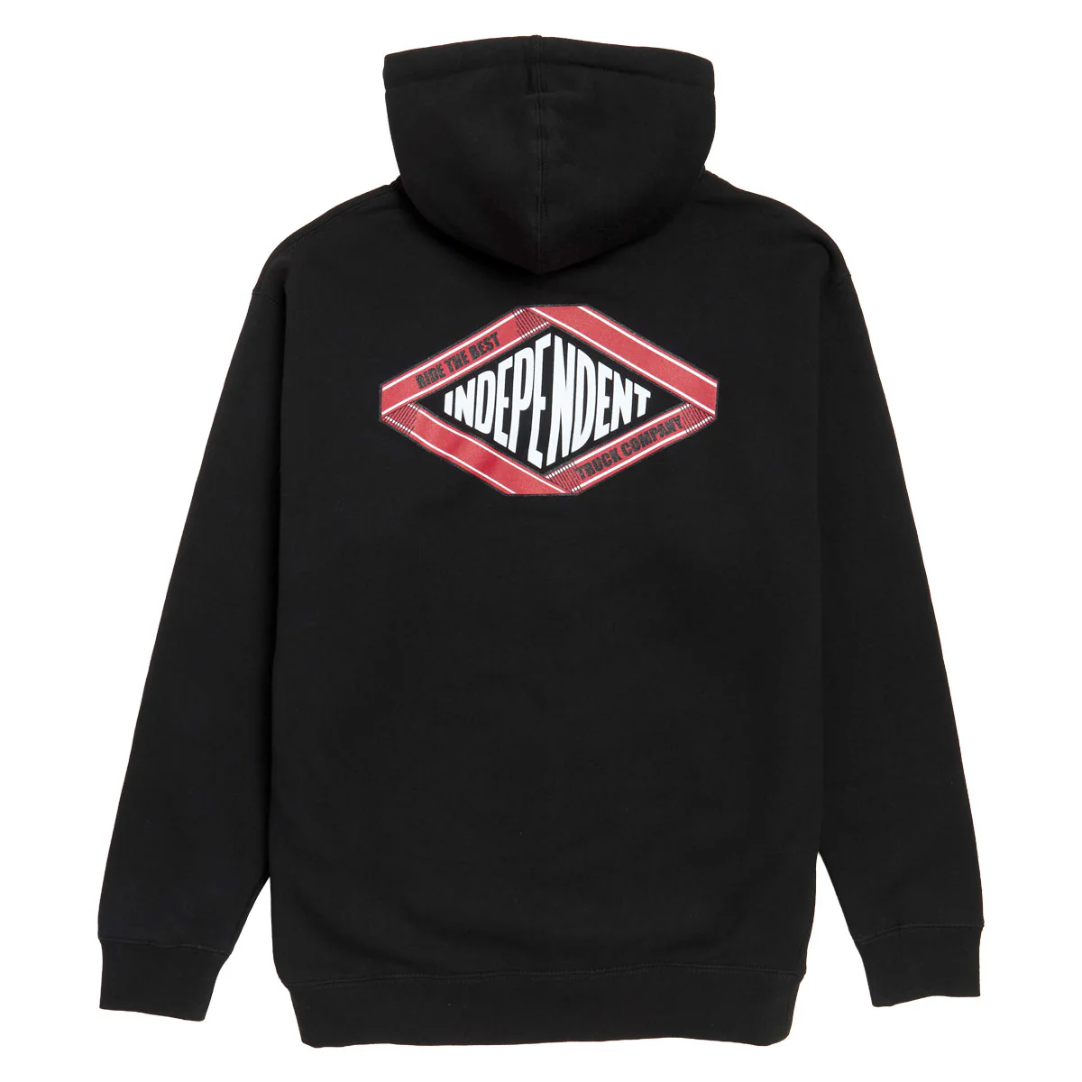 Independent Scroll 2 Zip Hoodie - Black - Image 2