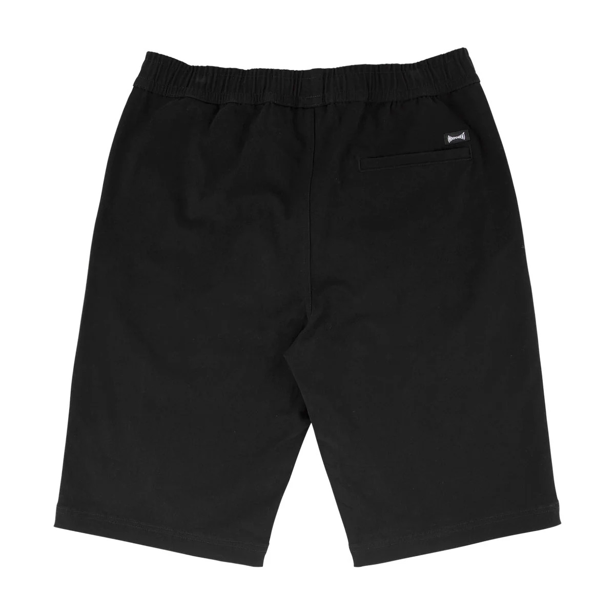 Independent Span Elastic Waist Shorts - Black/Black - Image 2